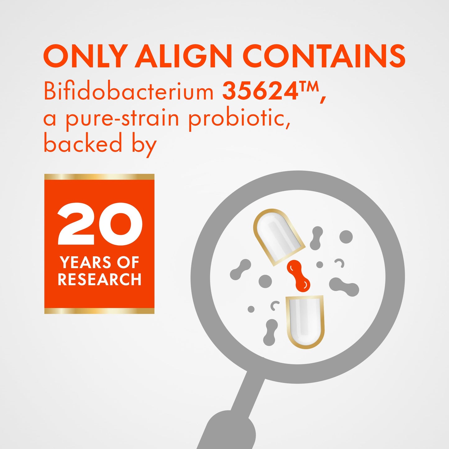 Align Advanced Probiotic Digestive Support, IBS Symptom Relief: Gas, Abdominal Discomfort, Bloating, Helps Healthy Intestinal Flora for Women & Men, 21 Capsules - Available at All In One Marketplace Canada