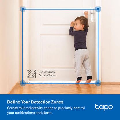 Tapo 3K 5MP Pan/Tilt Security WiFi Camera, Baby & Pet Camera, 360° Motion Tracking, 2-Way Audio, 40Ft. Night Vision, Cloud & Local Storage (Up to 512 GB), Works w/Alexa & Google (Tapo C230)