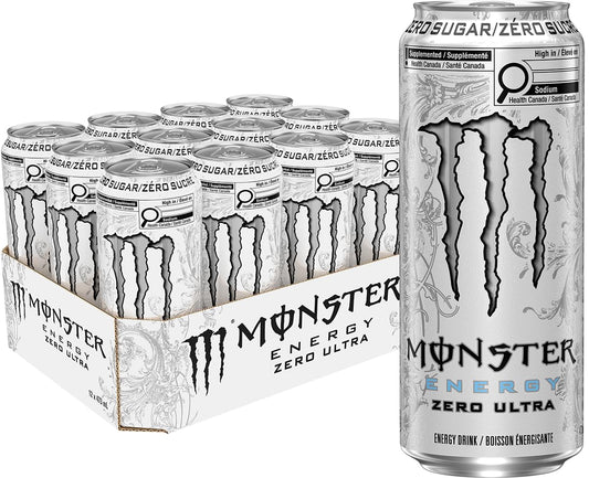 Monster Energy Zero Ultra, 473mL Cans, 12-Pack