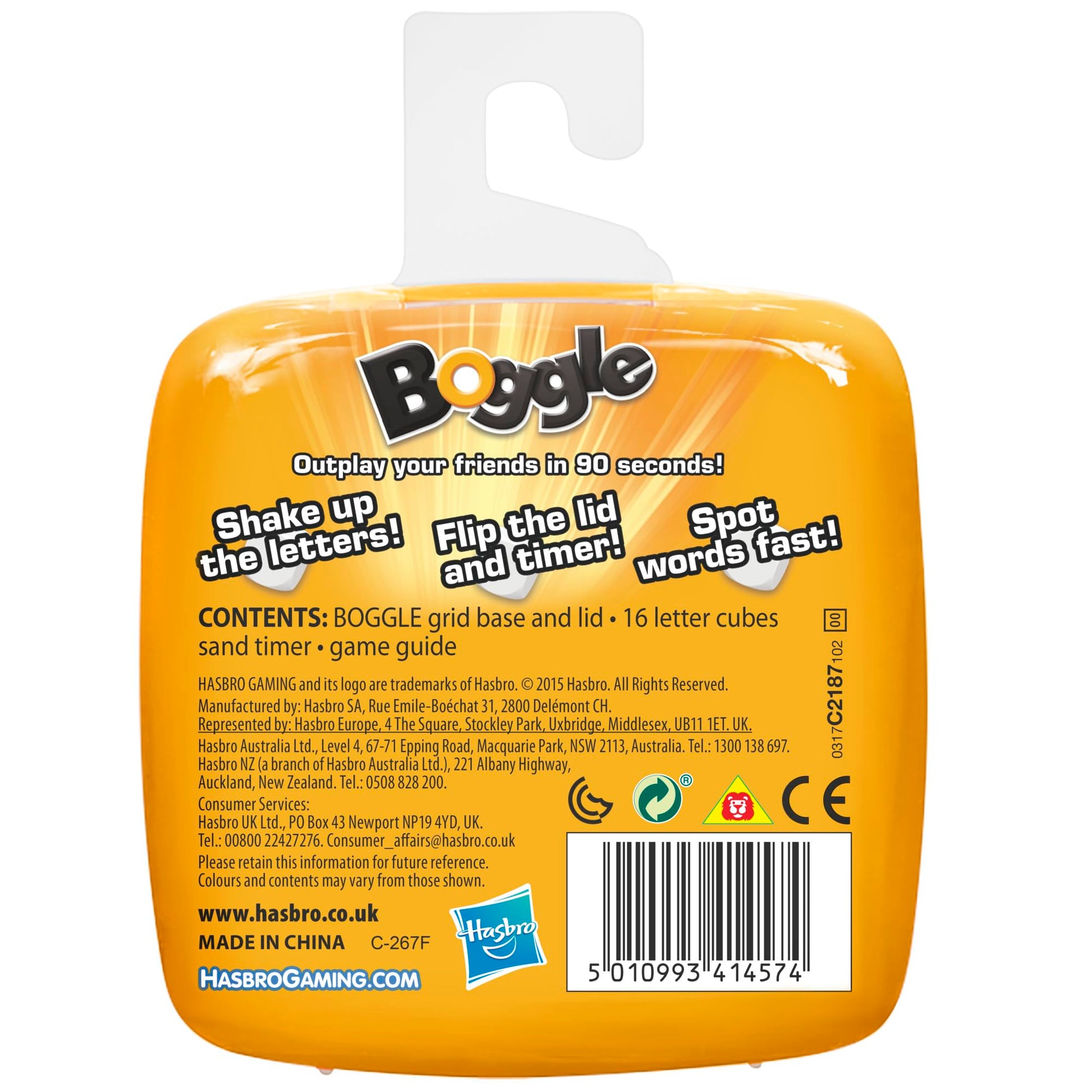 Hasbro Boggle Hasbro Gaming