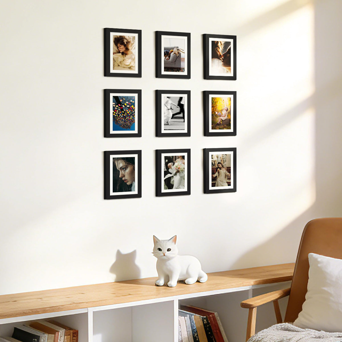 upsimples 5x7 Picture Frame Set of 10, Black 🍁 All In One Marketplace Canada