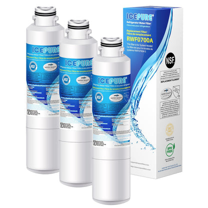 ICEPURE DA29-00020B Replacement for Samsung Water Filter HAF-CIN/EXP HAF-CIN DA29-00020B-1 RF28HMEDBSR RF263BEAESR RS25J500DSR RF263TEAESG RWF0700A HDX FMS-2 DA97-08006A-1 RF4287HARS RF28HFEDBSR 3PACK - Available at All In One Marketplace Canada