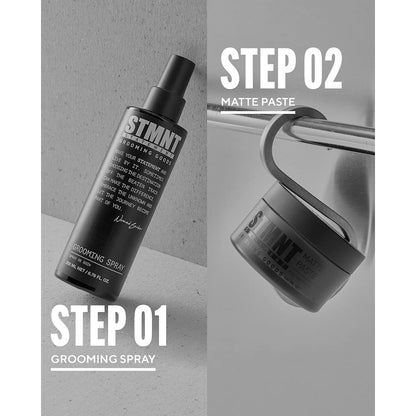 STMNT Grooming Goods Grooming Spray, 6.7 oz | Natural Finish | Thicker Hair Feel | Non-Sticky STMNT