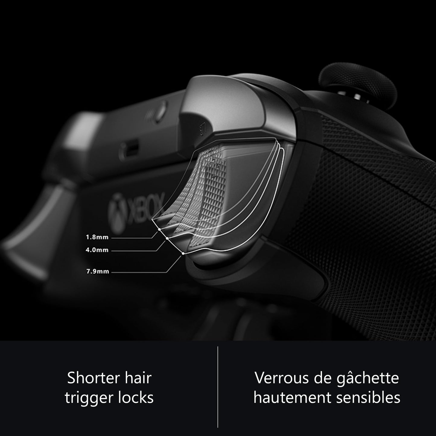 Xbox Elite Series 2 Core Wireless Gaming Controller (2025) – Black – Xbox Series X|S, Xbox One, Windows PC, Android, and iOS