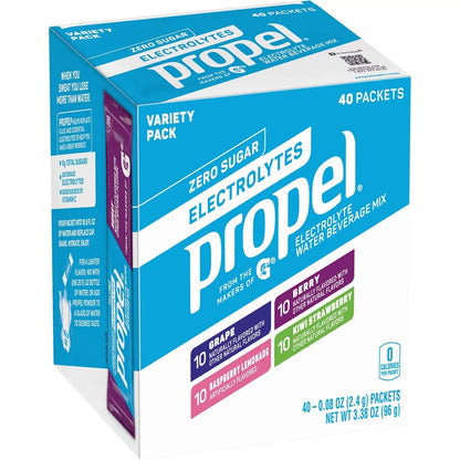 Propel Electrolyte Powder Variety Pack - 40 Packets