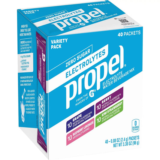 Propel Electrolyte Powder Variety Pack - 40 Packets