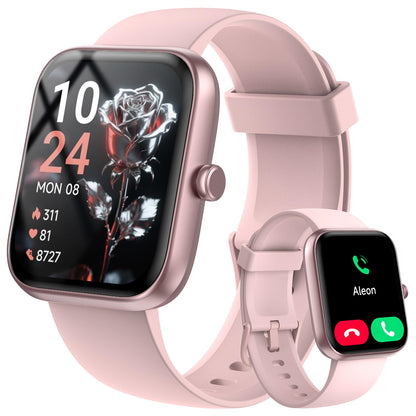 Smart Watch for Men Women with Bluetooth Call,Alexa Built-in Smartwatch,1.83"DIY Dial Fitness Watch with Sleep Heart Rate SpO2 Monitor,100+ Sport Mode,IP68 Waterproof Watch Compatible with Android iOS - Available at All In One Marketplace Canada