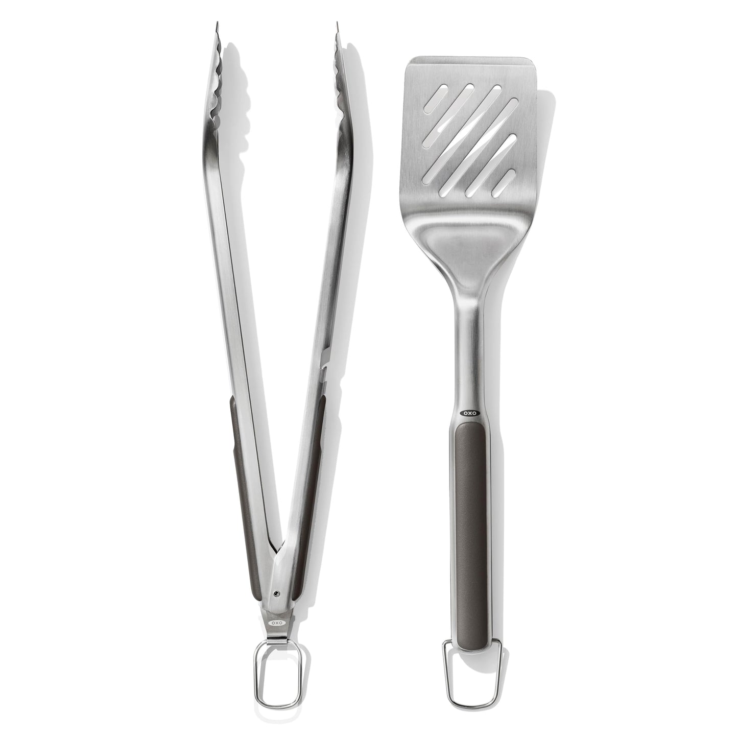 OXO Good Grips Grilling Tools, Tongs and Turner Set, Black OXO