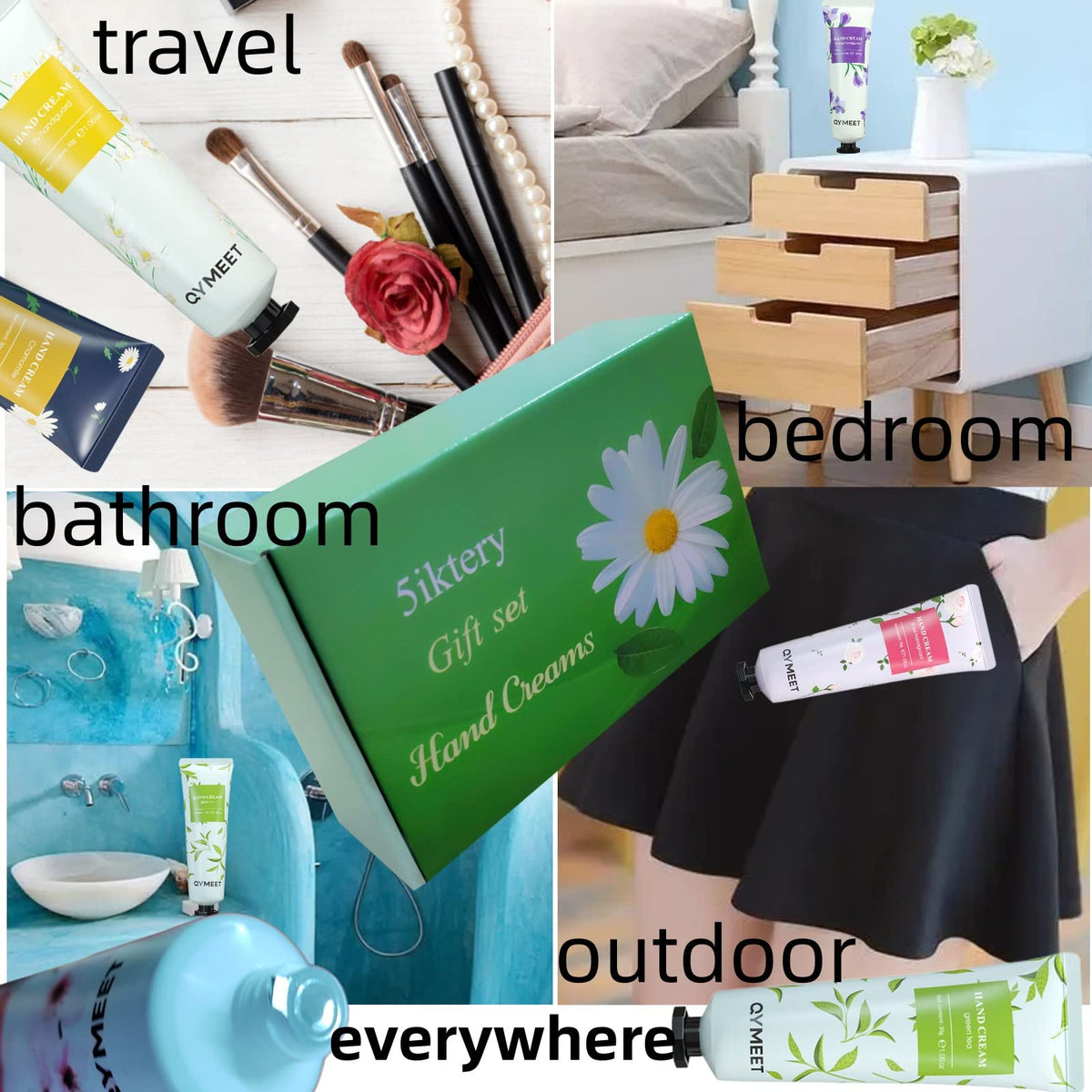 21 Pack Hand Cream Gift Set, Extra-Moisturizing Lotion for Women, Natural Plant Scents - Perfect for Mother's Day, Christmas, Birthday 🍁 All In One Marketplace Canada