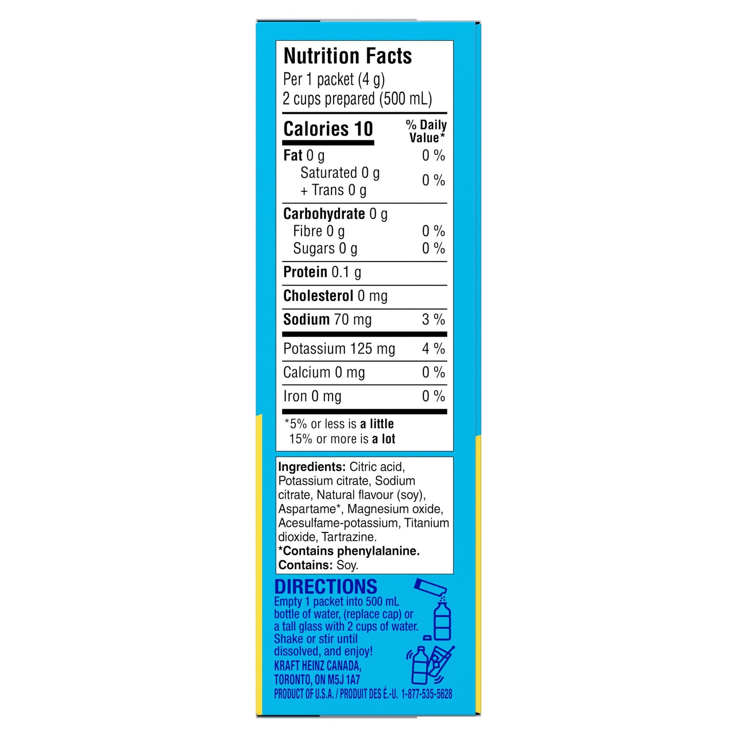 mio Lemonade Powdered Drink Mix, 8 ct. Case Mio Energy