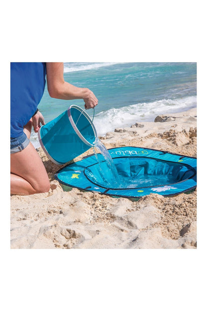 bblüv Arenä Pop-Up Beach Pool for Infants - Easy Clean - Waterproof Material- Instant Setup - Compact Foldable Bucket - Safe Cooling Space - Anchors for Stability - Ultimate Summer Fun for Your Baby bblüv