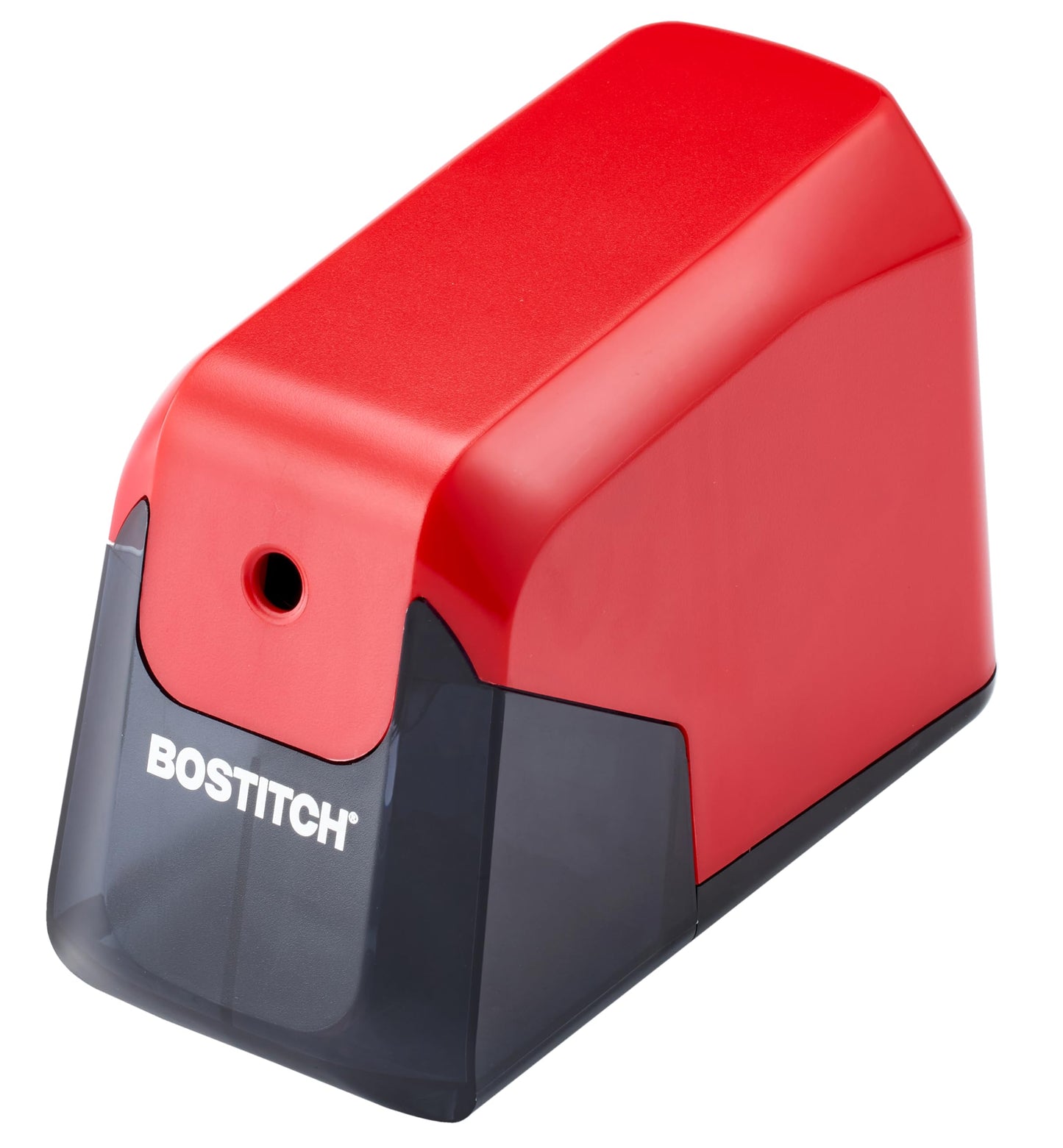 Bostitch Office Battery Pencil Sharpener, 4X Longer Cutter Life, Tip Saver Technology, Red Bostitch