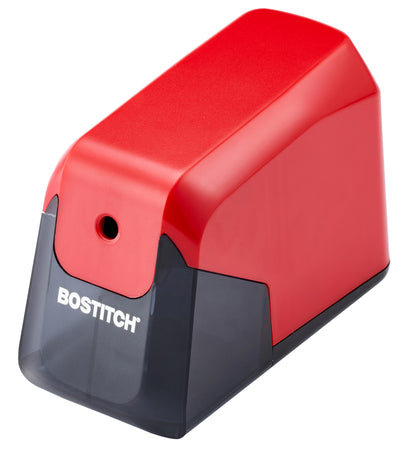 Bostitch Office Battery Pencil Sharpener, 4X Longer Cutter Life, Tip Saver Technology, Red Bostitch