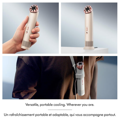 Dyson HushJet™ Mini Cool fan (Stone/Blush)