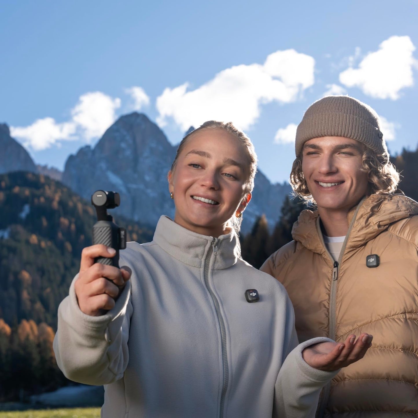 DJI Osmo Pocket 4 Creator Combo, Pocket Gimbal Vlog Camera, 1″ CMOS & 4K/240fps, 3‑Axis Stabilization, 2× Lossless Zoom, 107GB Built-in Storage, Mic 3 Transmitter, Fill Light, Osmo Mini Tripod