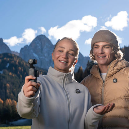 DJI Osmo Pocket 4 Creator Combo, Pocket Gimbal Vlog Camera, 1″ CMOS & 4K/240fps, 3‑Axis Stabilization, 2× Lossless Zoom, 107GB Built-in Storage, Mic 3 Transmitter, Fill Light, Osmo Mini Tripod