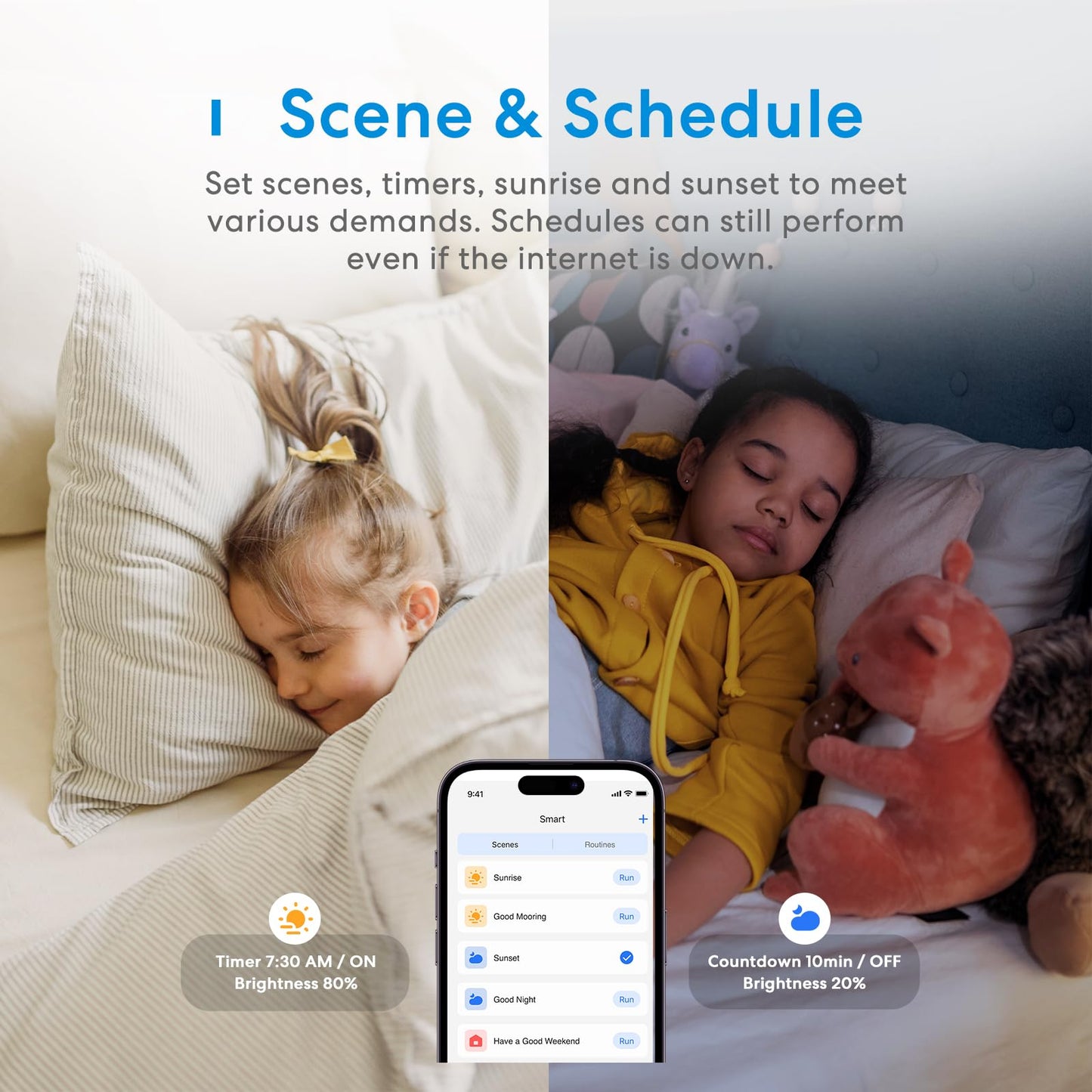 meross Smart Dimmer Switch, Single Pole Smart Switch for LED Light, Neutral Wire Required, Compatible with Apple HomeKit, Alexa, Hey Google and SmartThings, 2.4GHz Wi-Fi, No Hub Required, 2 Pack meross