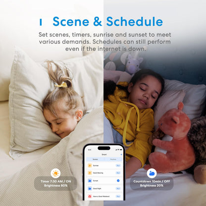 meross Smart Dimmer Switch, Single Pole Smart Switch for LED Light, Neutral Wire Required, Compatible with Apple HomeKit, Alexa, Hey Google and SmartThings, 2.4GHz Wi-Fi, No Hub Required, 2 Pack meross