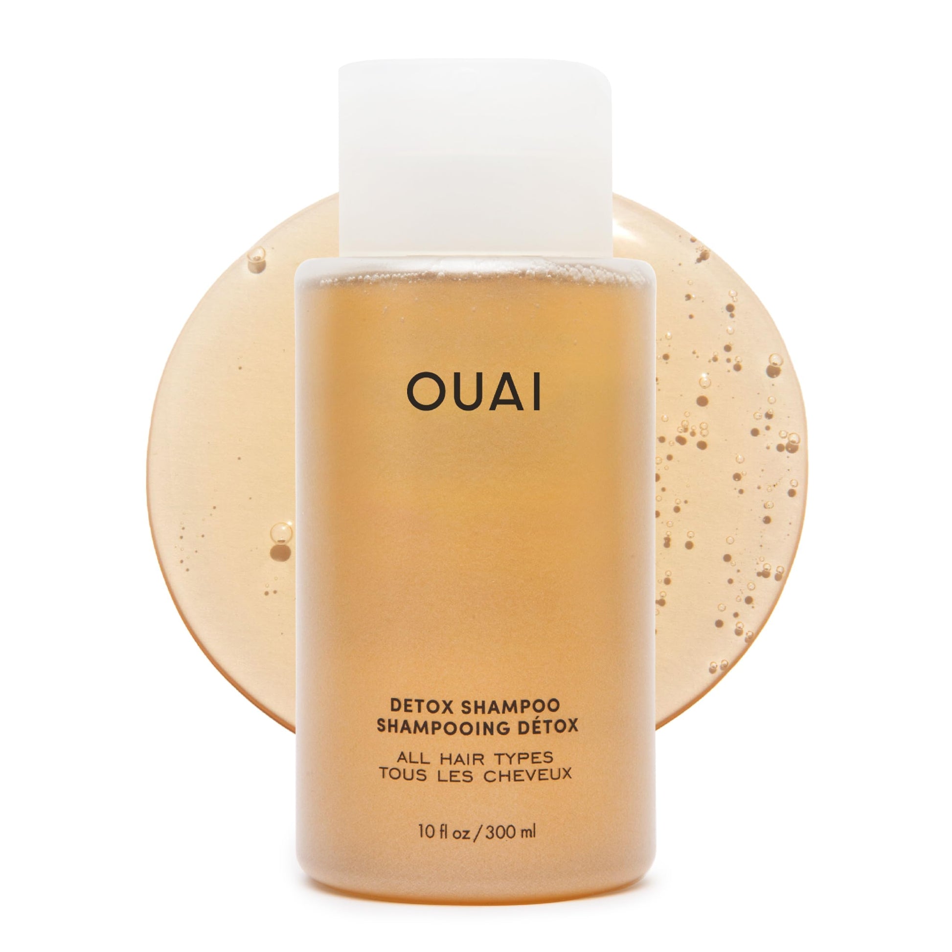 OUAI Detox Shampoo - Clarifying Shampoo for Build Up, Dirt, Oil, Product and Hard Water - Apple Cider Vinegar & Keratin for Clean, Refreshed Hair - Sulfate-Free Hair Care (10 oz) - Available at All In One Marketplace Canada