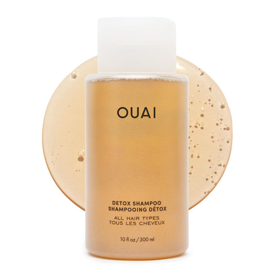 OUAI Detox Shampoo - Clarifying Shampoo for Build Up, Dirt, Oil, Product and Hard Water - Apple Cider Vinegar & Keratin for Clean, Refreshed Hair - Sulfate-Free Hair Care (10 oz) - Available at All In One Marketplace Canada