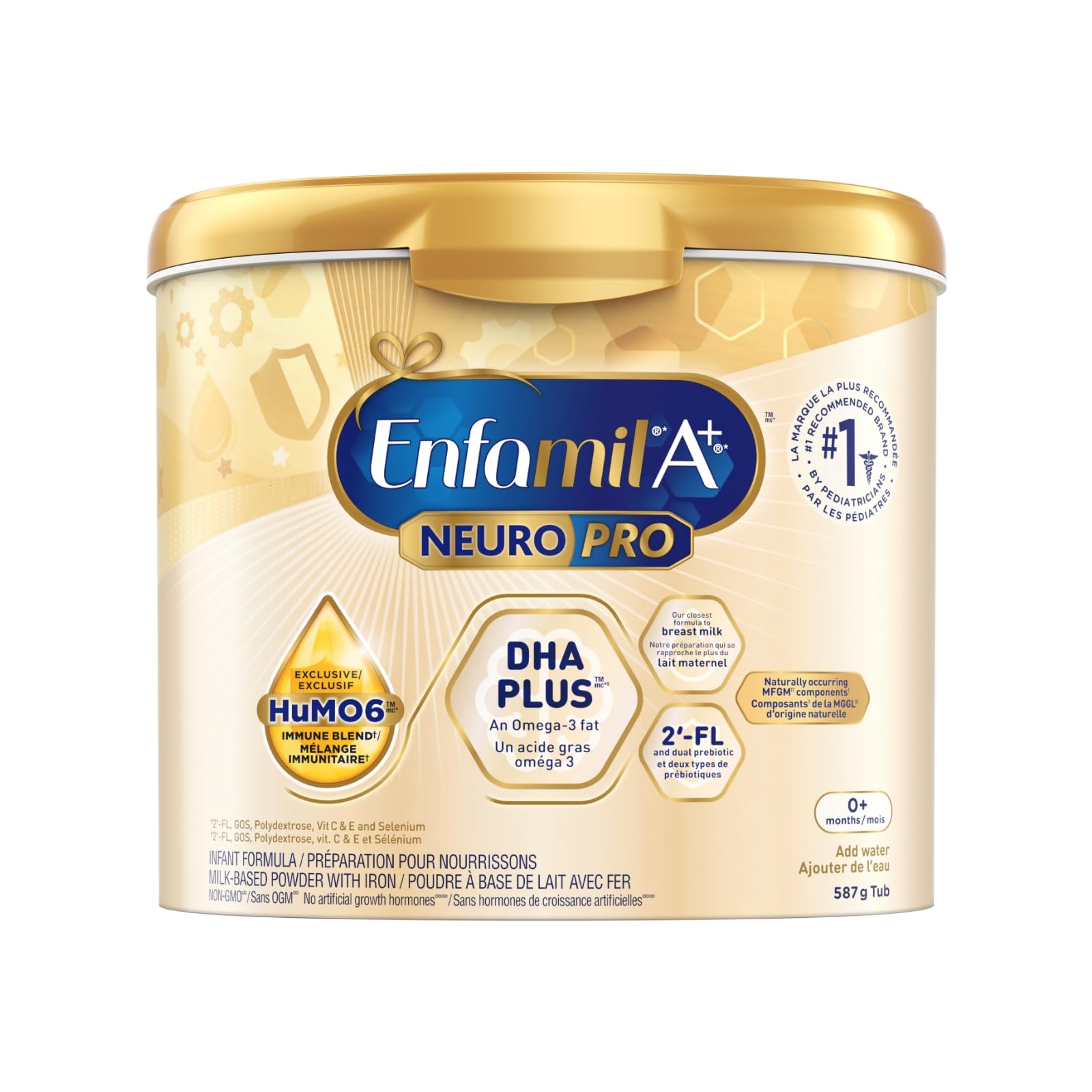 Enfamil A+ NeuroPro Infant Formula Powder, Brain-Supporting DHA with 2'FL Immune Blend, 0-12 Months, 587g