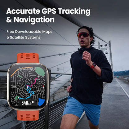 Amazfit Bip 6 Smart Watch 46mm, 14 Day Battery, 1.97" AMOLED Display, GPS & Free Maps, AI, Bluetooth Call & Text, Health, Fitness & Sleep Tracker, 140+ Workout Modes, 5 ATM Water-Resistance, Black - Available at All In One Marketplace Canada