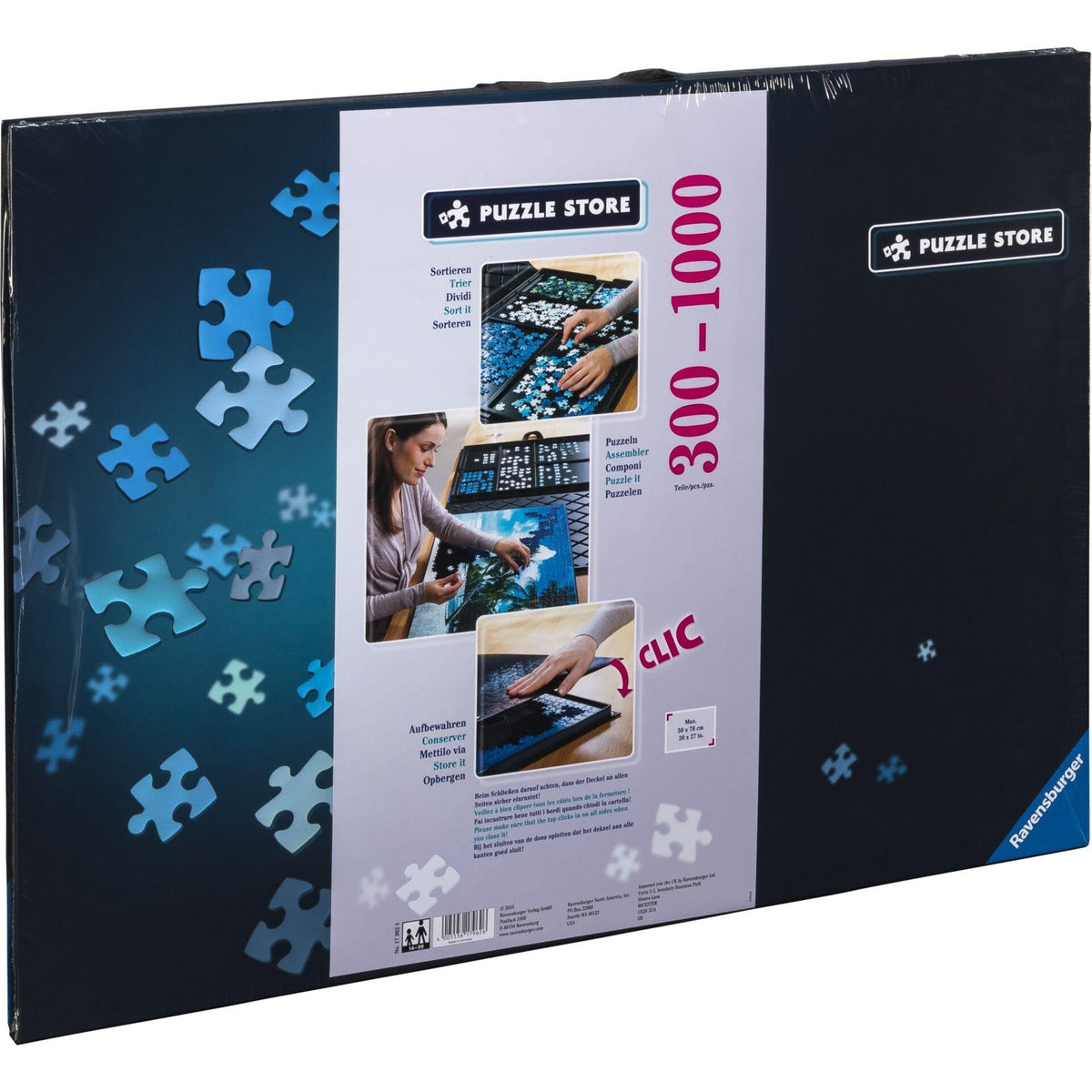 Ravensburger Puzzle Store - Sort, Build, Store Puzzles for Up to 1000 Pieces