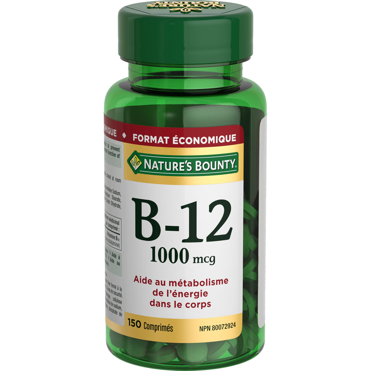 NATURE'S BOUNTY Vitamin B-12, 1000 mcg, 150 Tablets