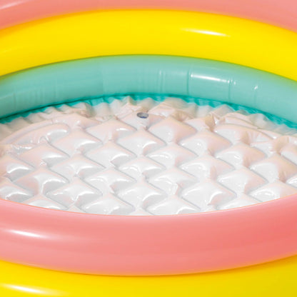 Intex 58924EP 34in x 10in Sunset Glow Soft Inflatable Baby Swimming Pool
