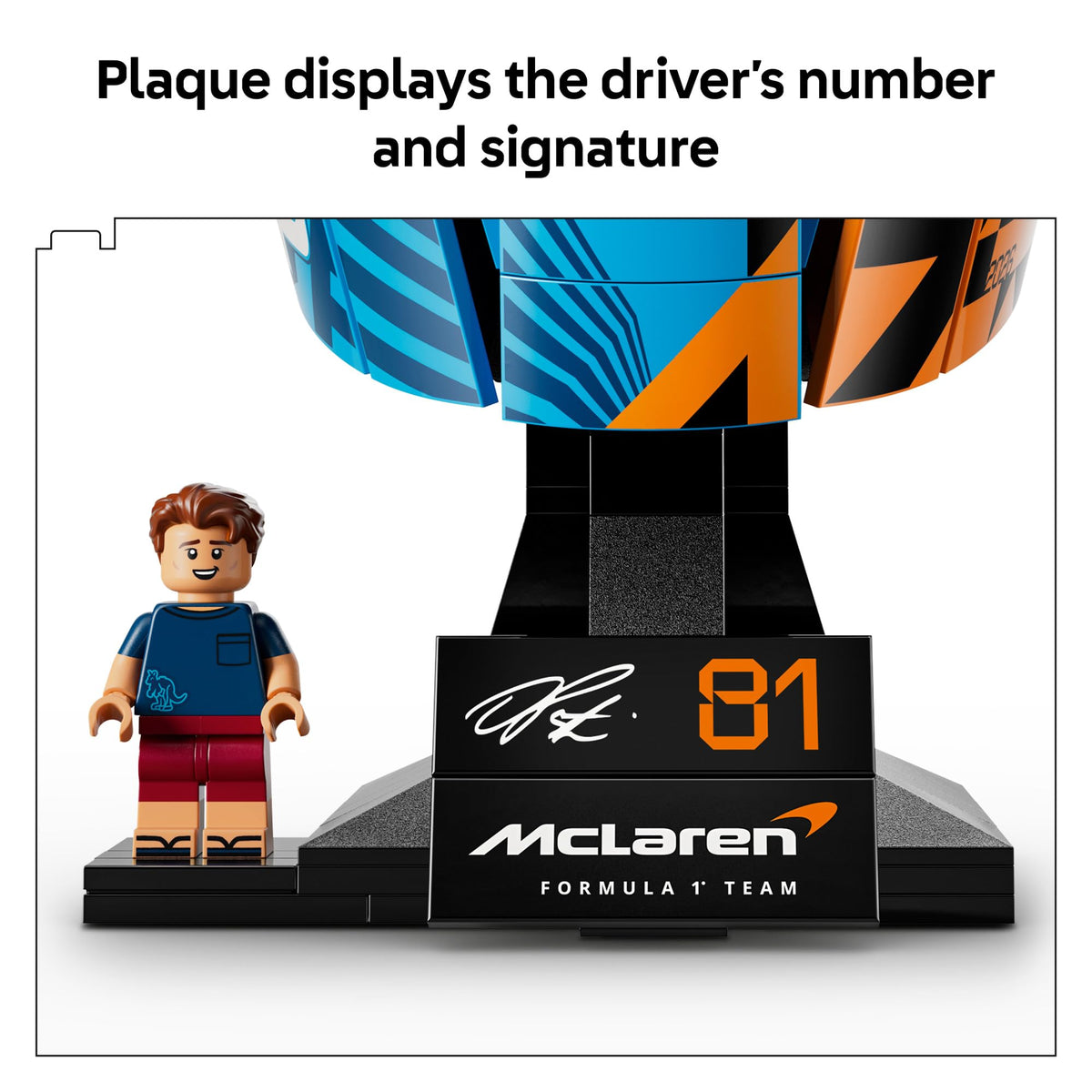 LEGO Editions McLaren MasterCard F1 Team Oscar Piastri Helmet 43017