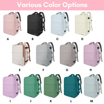 Taygeer Travel Backpack for Women, Carry On Backpack with Shoe Pouch, TSA 15.6inch Laptop Backpack Flight Approved, College Nurse Bag Casual Daypack for Weekender Business Hiking, Pink - Available at All In One Marketplace Canada