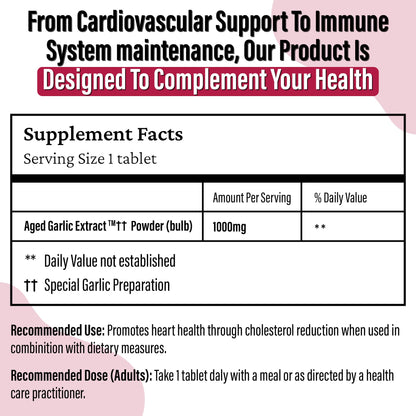 Kyolic - Odourless Aged Garlic Extract Everyday Support Extra Strength One-A-Day 1000mg, 60 Veg Tablets 60-Day Supply - Kyolic Garlic Supplements, Garlic Pills - Herbal Supplement for Wellness Support - Available at All In One Marketplace Canada