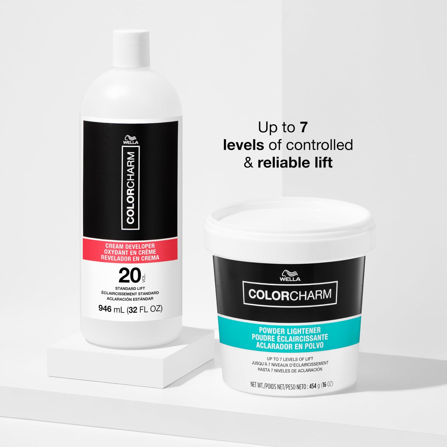 COLORCHARM Powder Hair Lightener| Up to 7 Levels of Lift | Dust Free| 1lb - Available at All In One Marketplace Canada