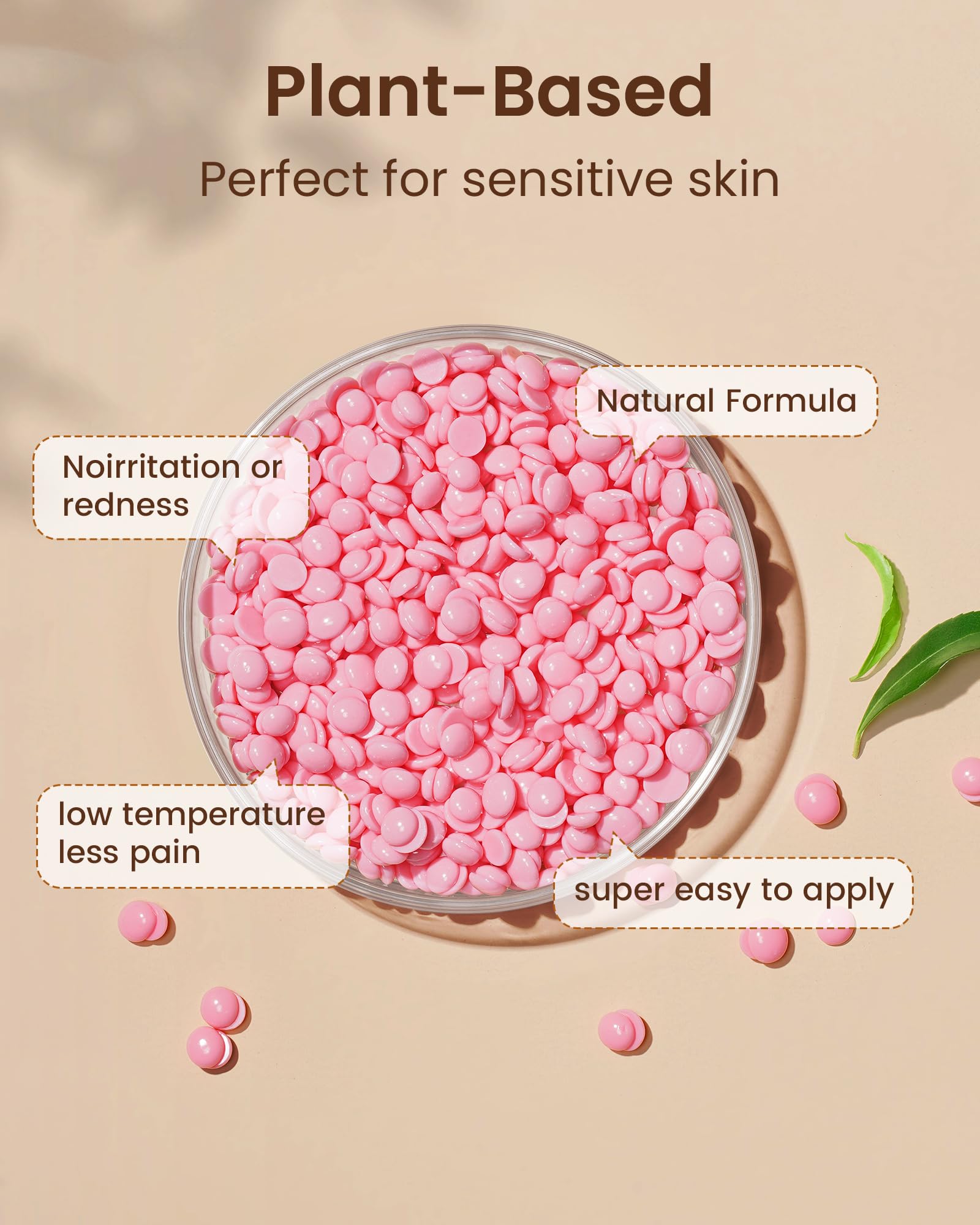 Waxing Kit for Women & Men: Digital Display Waxing Kits, Hard Wax Kit Wax Warmer for Hair Removal with 4-Pack Hard Wax Beads- All-in-One at-Home Wax Pot Machine for Brazilian, Bikini, Legs & Body - Available at All In One Marketplace Canada