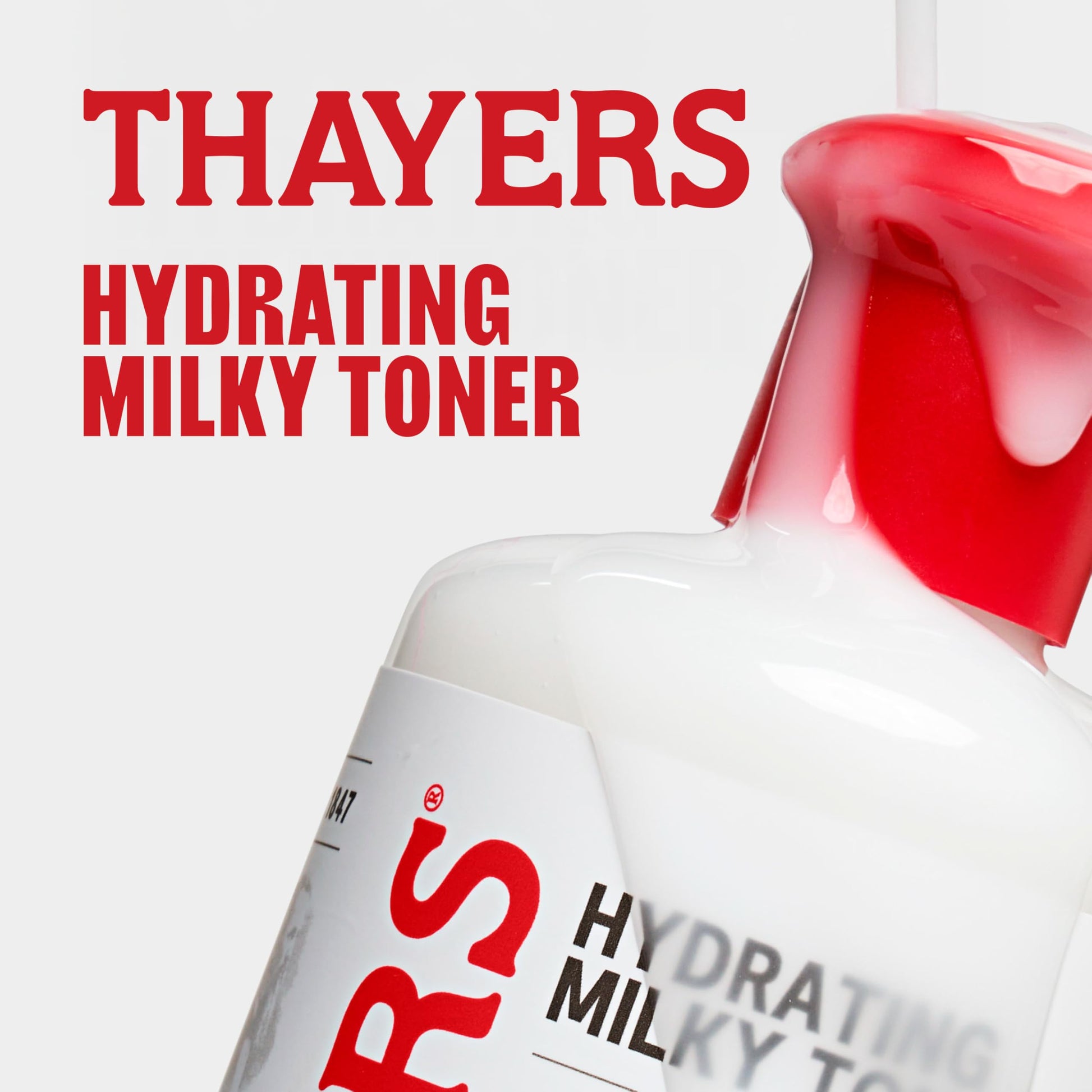 Thayers Milky Face Toner, With Hyaluronic Acid and Snow Mushroom, No Alcohol, Glass Skin, 48 Hour Hydration, For A Dewy And Hydrated Look, From Dry to Oily Skin Types, Vegan, Cruelty Free, 355ml - Available at All In One Marketplace Canada