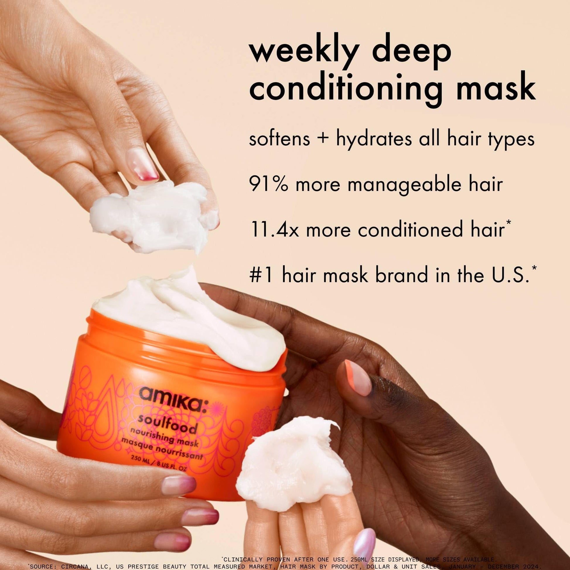 amika Soulfood Nourishing Mask, 8 Fl Oz - Available at All In One Marketplace Canada