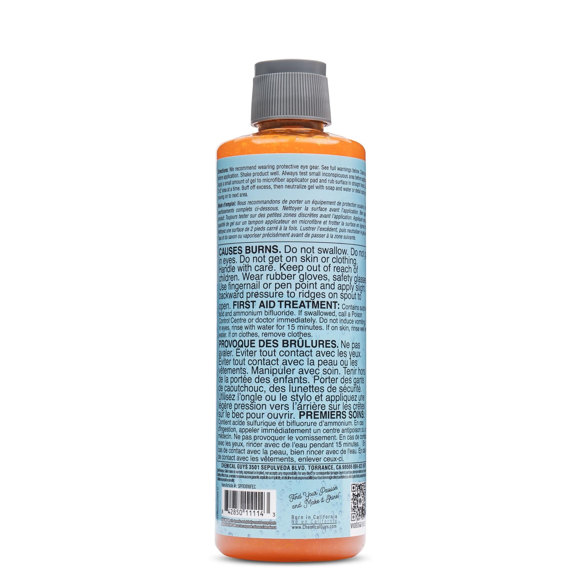 Chemical Guys Heavy Duty Water Spot Remover, Safe for Cars, Trucks, Motorcycles, RVs, Home, Office & More, 473 ml - Available at All In One Marketplace Canada