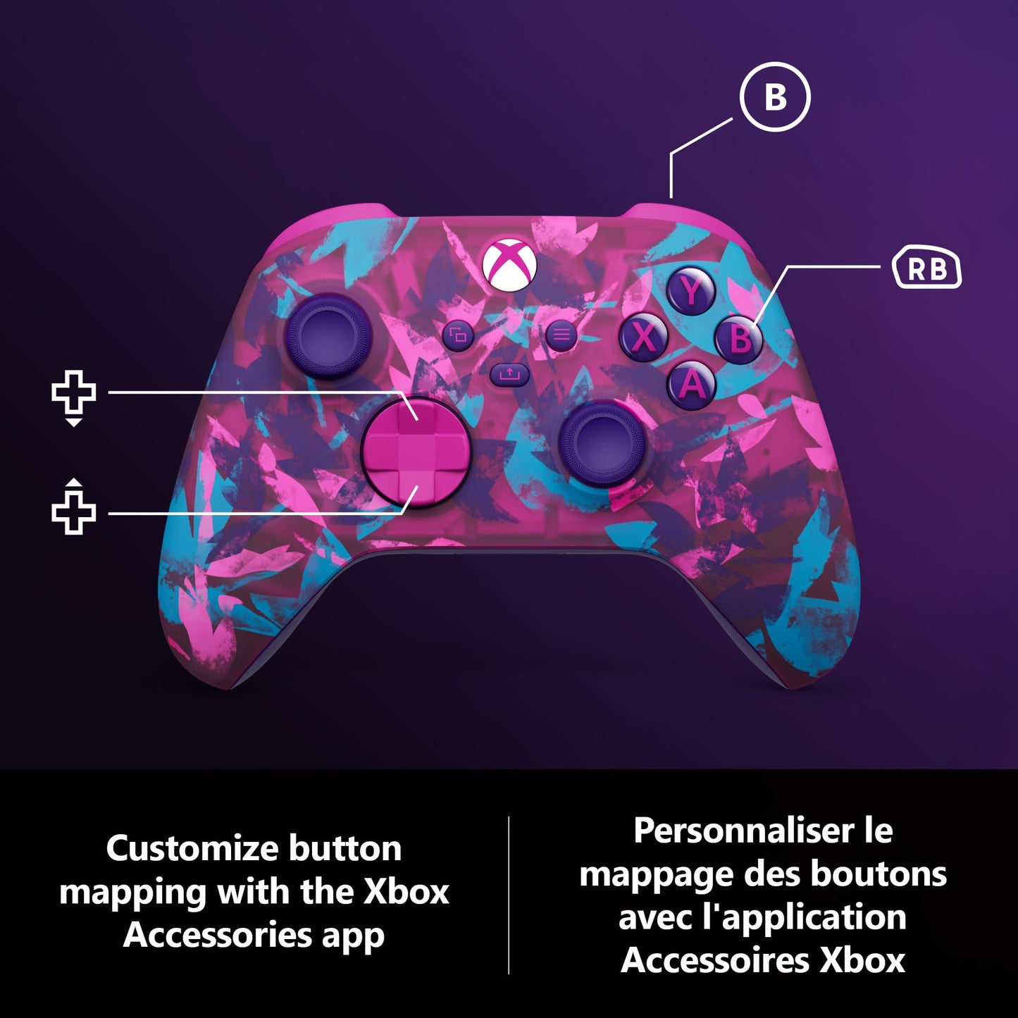XBOX Wireless Controller – Heart Breaker Special Edition – XBOX Series X|S, XBOX One, PCs, and Cloud-Enabled Devices