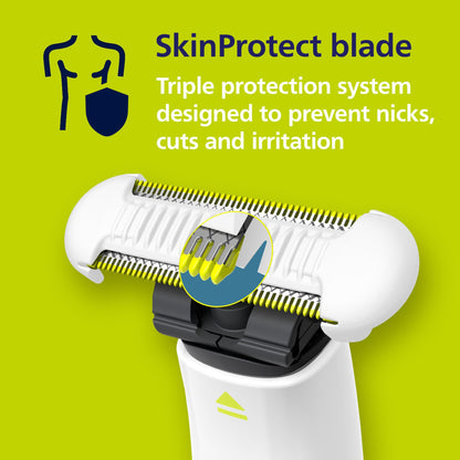Philips OneBlade Intimate, Designed For Pubic Grooming, Trim & Shave With Extra Skin Protection, Model QP1924/20 - Available at All In One Marketplace Canada