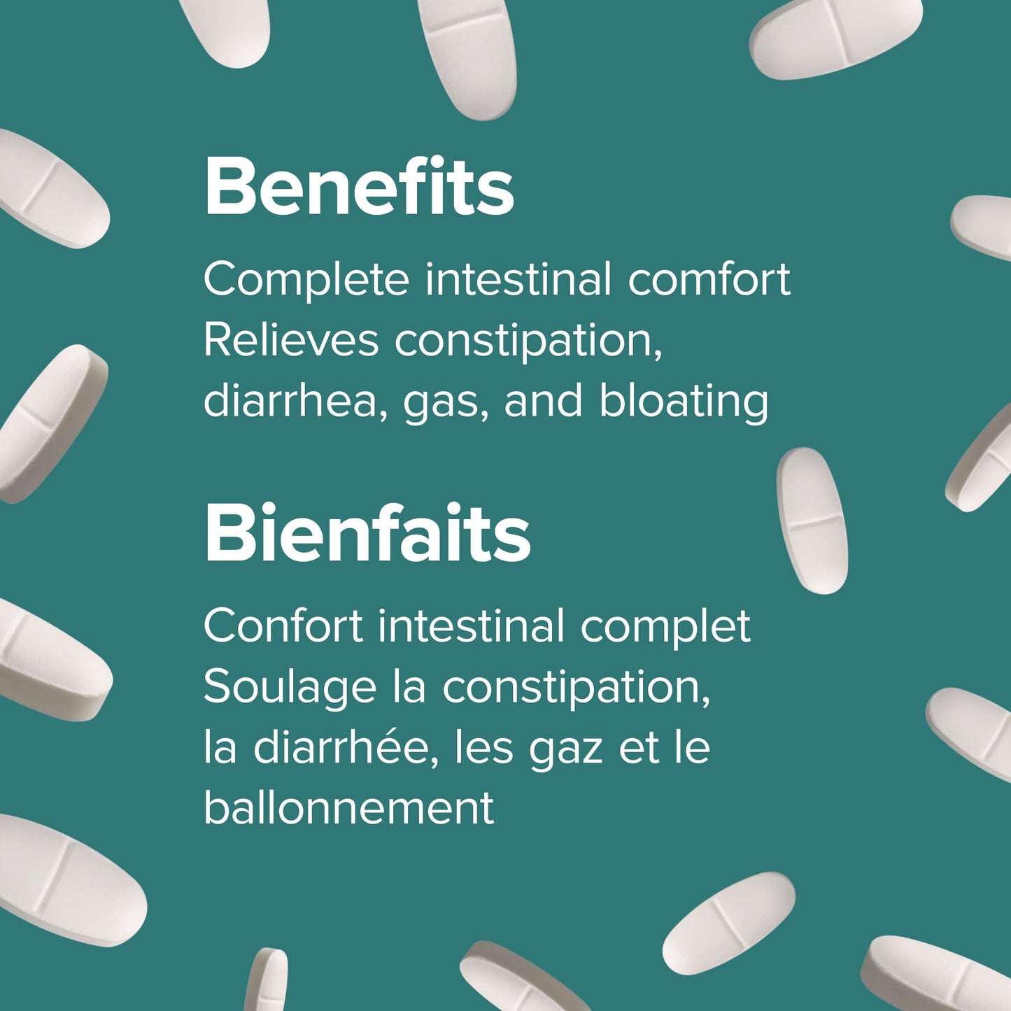 Webber Naturals The Right Fibre4 IBS Intestinal Discomfort Tablets, 150 Tablets, Fibre Supplement for Digestive Health, Low-FODMAP, Vegan - Available at All In One Marketplace Canada