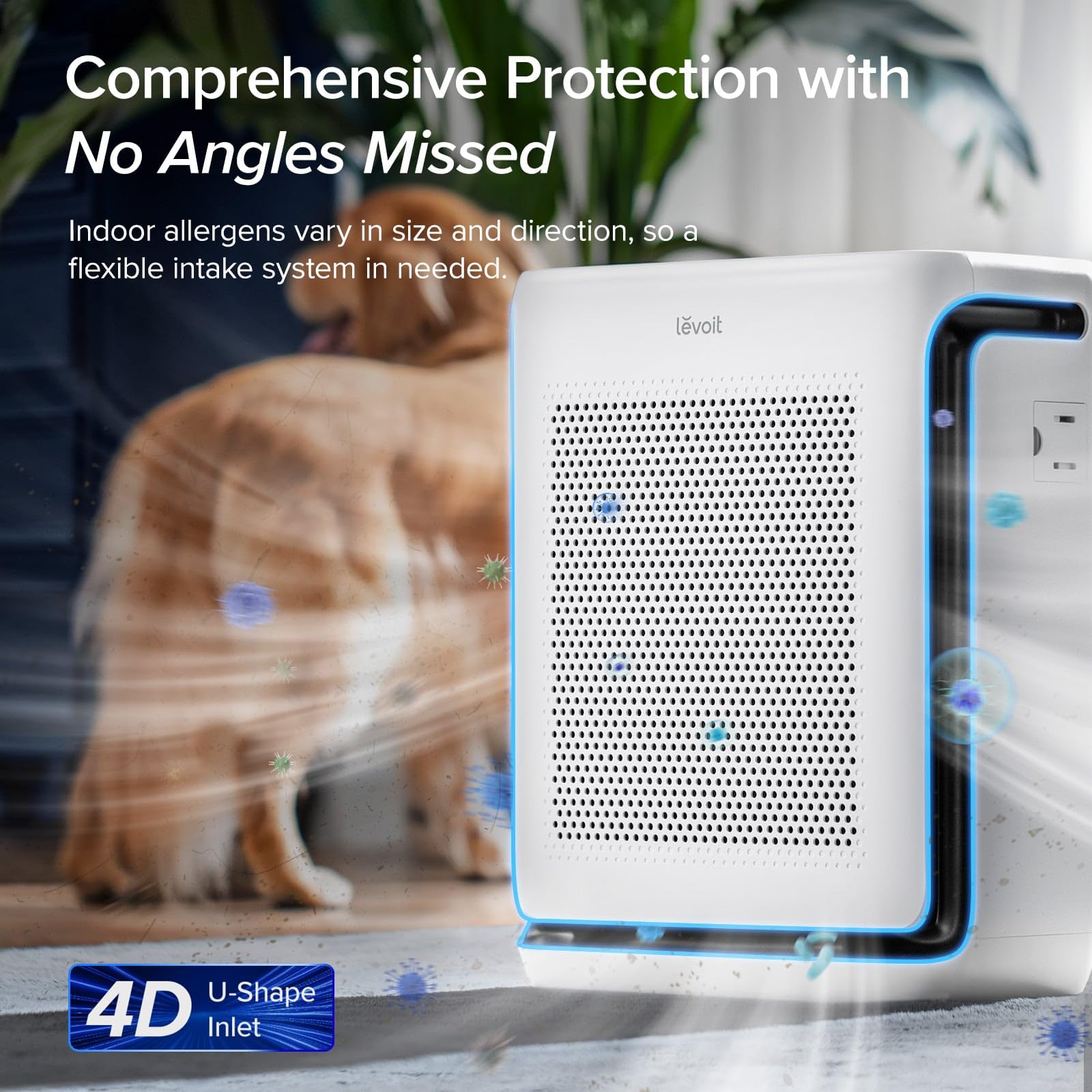 Levoit Air Purifiers for Large Room Home Up to 1875 ft² with Washable Filter, AHAM VERIFIED, Smart Control, HEPA Sleep Mode, Auto Mode, Removes Allergies, Pet Hairs, Smoke, Dust, Odors, Vital 200S-P - Available at All In One Marketplace Canada