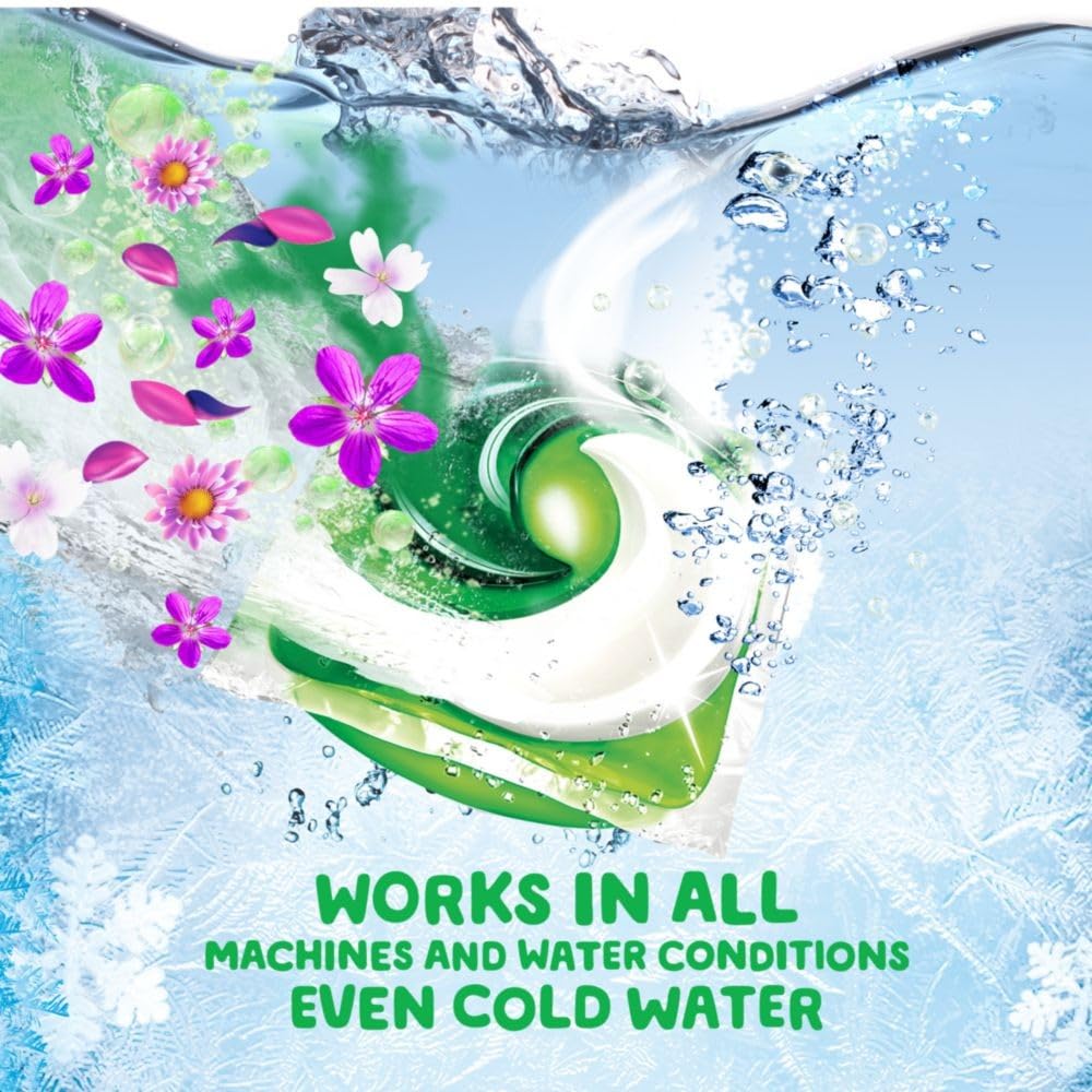 Gain Flings Laundry Detergent Pacs, 76 Count, Moonlight Breeze Scent, with Odor Defense