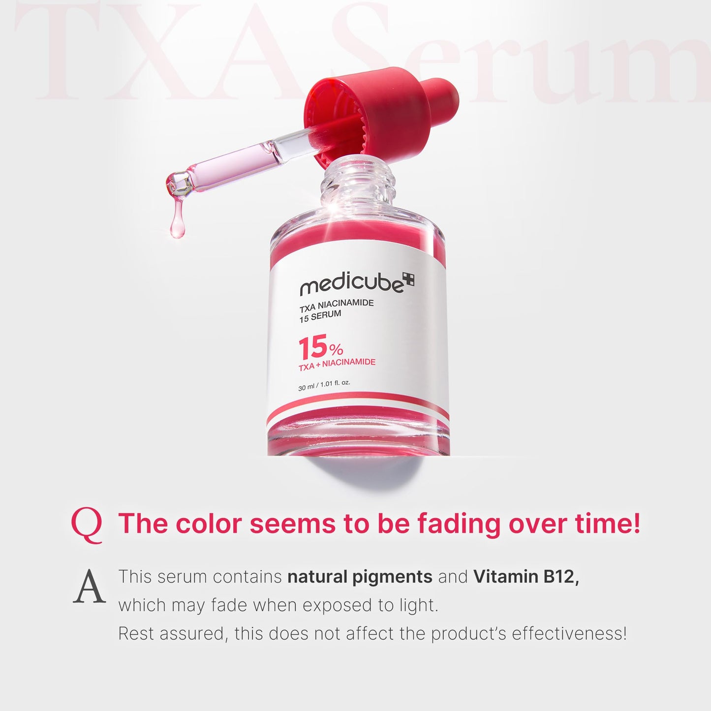 medicube TXA+Niacinamide 15% Glow Facial Serum for After Spot Care | All-in-One Daily Korean Skincare | Uneven Skin Tone, Texture, and Hydration Care | High-Potency Tranexamic Acid 5% | 1.01 fl.oz 30ml - Available at All In One Marketplace Canada