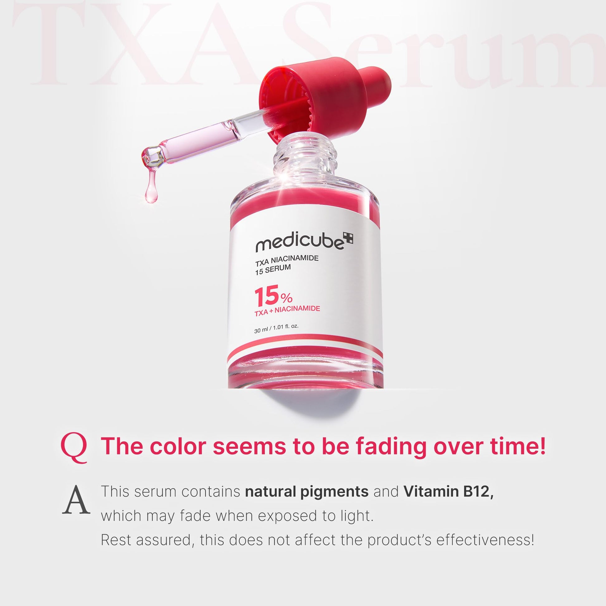 medicube TXA+Niacinamide 15% Glow Facial Serum for After Spot Care | All-in-One Daily Korean Skincare | Uneven Skin Tone, Texture, and Hydration Care | High-Potency Tranexamic Acid 5% | 1.01 fl.oz 30ml - Available at All In One Marketplace Canada