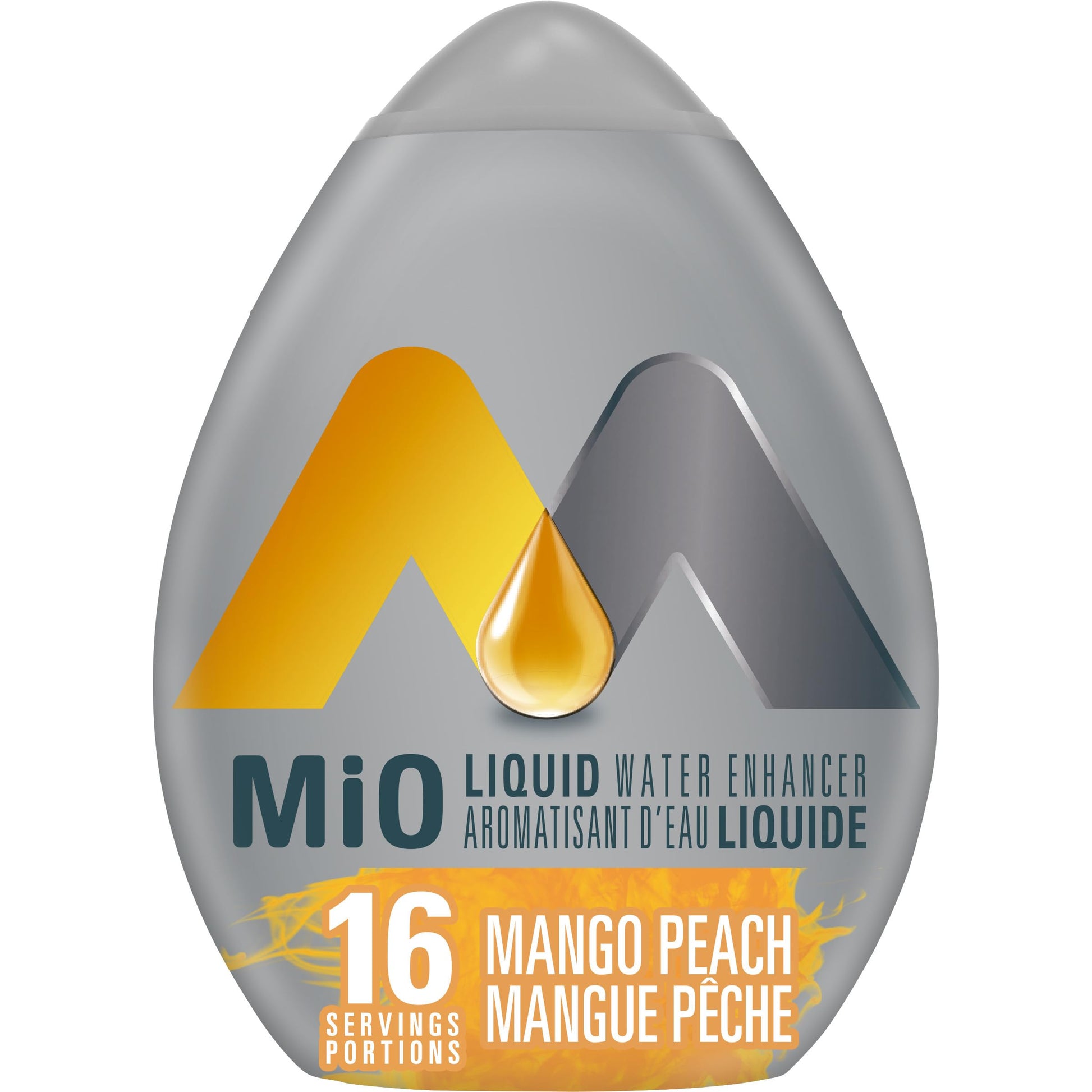 Mio Mango Peach Liquid Water Enhancer, 48 mL Bottle (Pack of 12)
