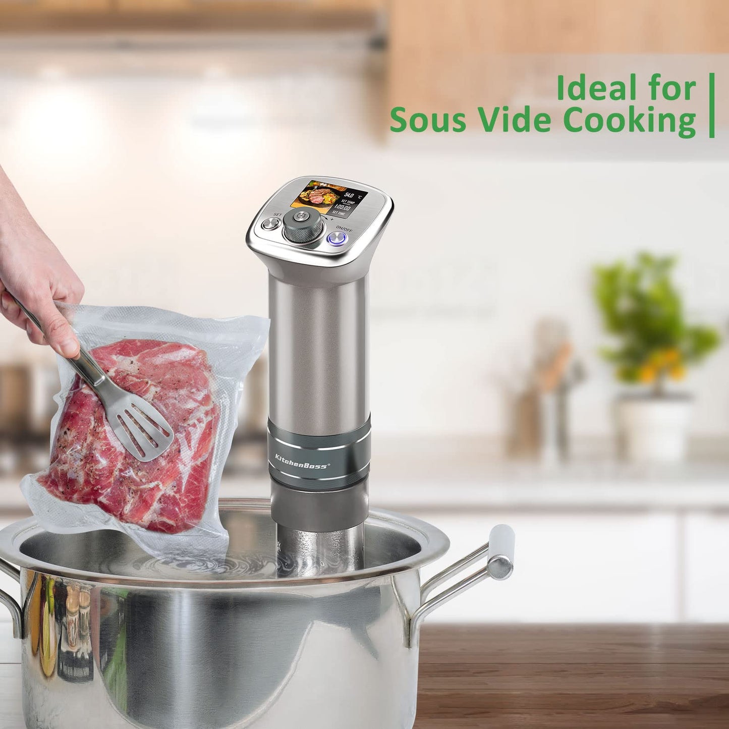 Food Vacuum Sealer Bag Rolls: KitchenBoss 6 Rolls Food Saver Bags,6 8 11 inch Sous Vide Bags Rolls with BPA Free, Commercial Grade Vac seal Bags for All Vacuum Sealer - Available at All In One Marketplace Canada