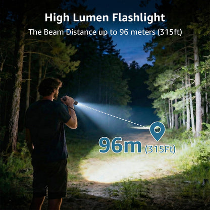 Lepro Flashlight, Led Flashlight with AA Battery Included, LED Torch for Emergency Camping Hiking Dog Walking, Halloween, Christmas (2 Pack) 🍁 All In One Marketplace Canada