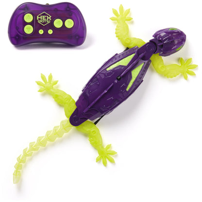 HEX Bots Glow-in-the-Dark Wall Crawler Gecko Remote Control Toy