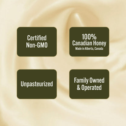 Peace River Organic Creamed Honey | 100% Pure Canadian Raw Honey | Unpasteurized | Smooth & Spreadable | Preservative-Free | 2kg Pail