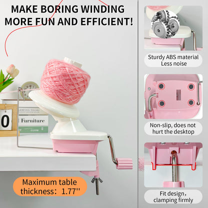 Sturdy ABS Yarn Winder for Crocheting with Lower Noise 🍁 All In One Marketplace Canada